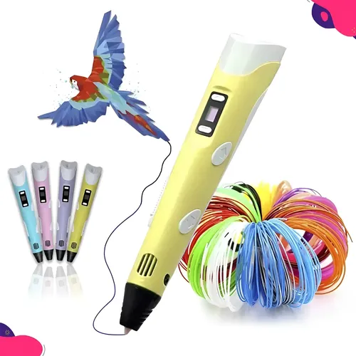 Caneta 3d Impressora Profissional + Refil Filamento + Usb