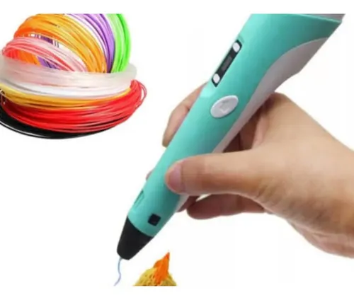 Caneta 3d Impressora Profissional + Refil +cabo Usb Infantil