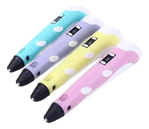 Caneta 3d Impressora Profissional + Refil +cabo Usb Infantil