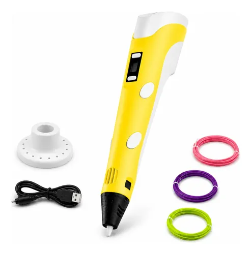 Caneta 3d Impressora Usb Com Filamento Pla Infantil