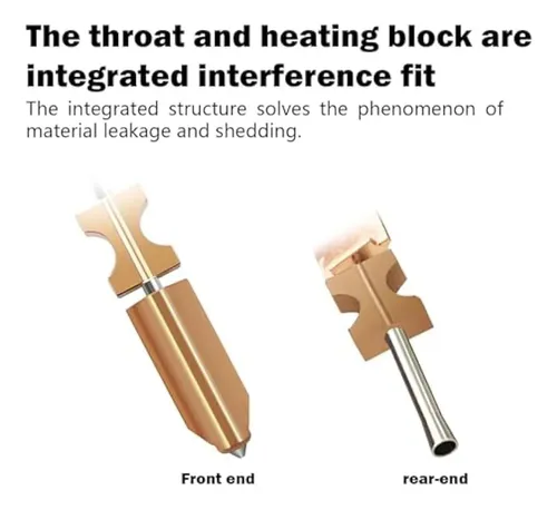 Hotend Bico Ad5x Aço Endurecido Impressora 3d
