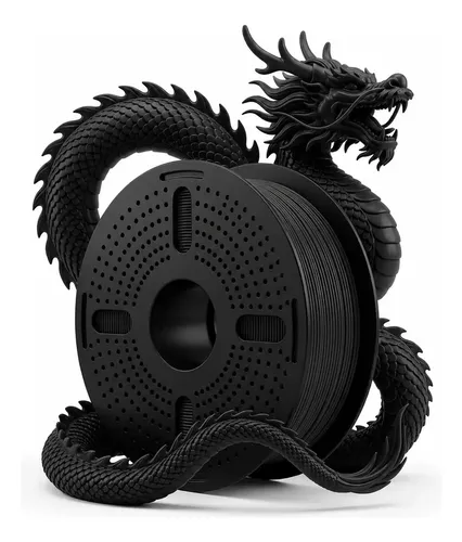 Kit 3 Filamentos PLA 1kg Preto e Branco Impressora 3D